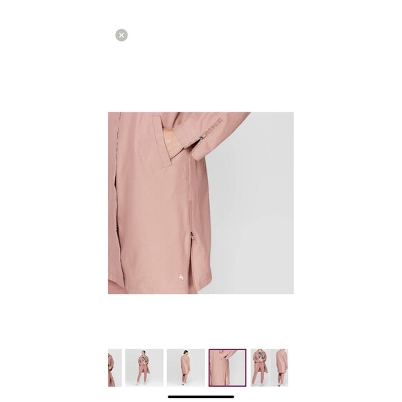 JoyLab Target Mauve Lightweight Trench Coat Jacket Womens Size Small - Picture 3 of 10